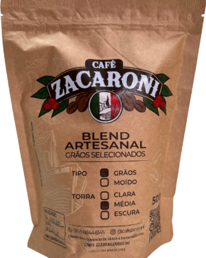 Café Zacaroni em Grãos – Torra Média | 500g