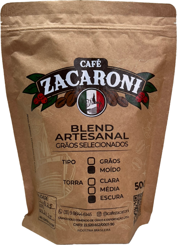 Café Zacaroni Moído – Torra Escura | 500g