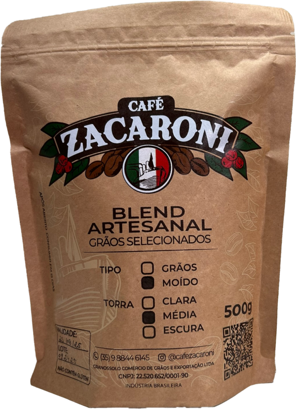 Café Zacaroni Moído – Torra Média | 500g