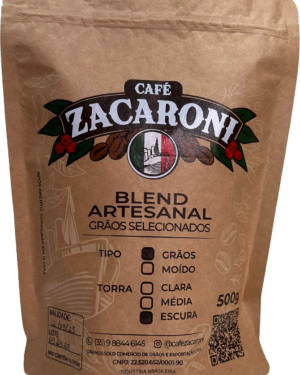 Café Zacaroni em Grãos – Torra Escura | 500g